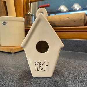 Rae Dunn Perch Birdhouse